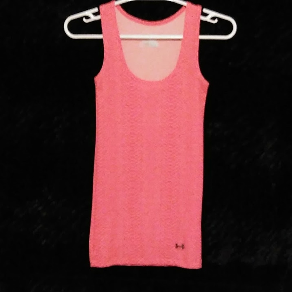 [Under Armour] Pink Fitted Tank (Size XS)